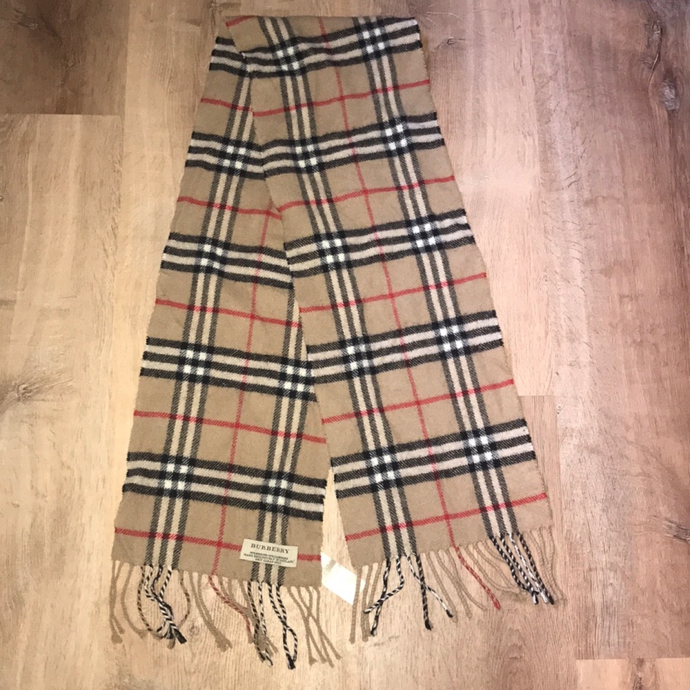 Classic Burberry Plaid Scarf
